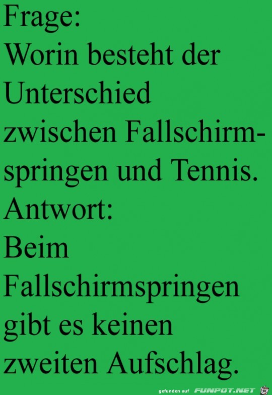 Zweiter Aufschlag Zweiter Aufschlag