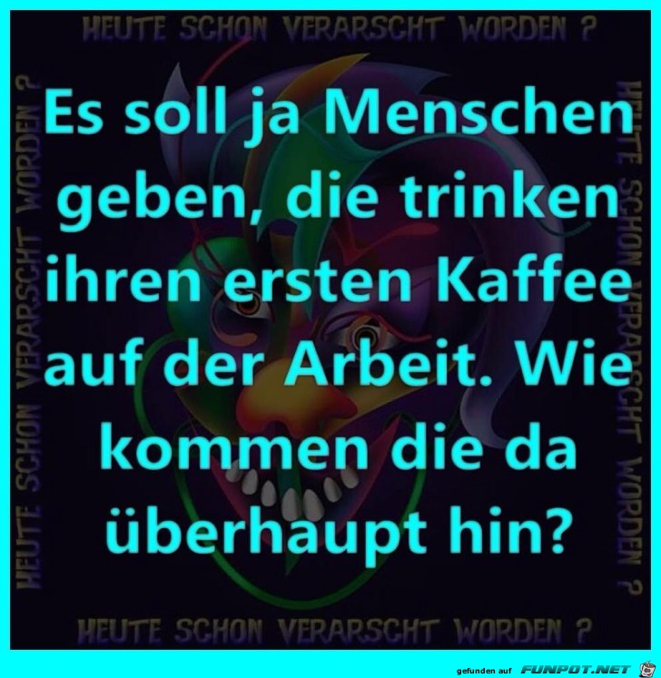 Erster Kaffee Erster Kaffee