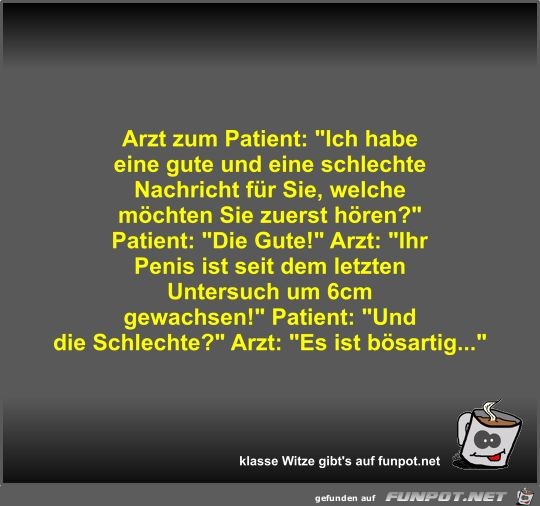 Arzt zum Patient