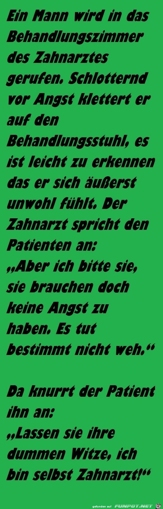 Beim Zahnarzt Beim Zahnarzt