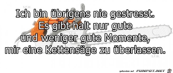 Ich bin uebrigens nie Ich bin uebrigens nie