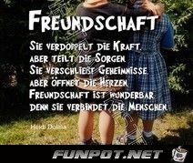 freundschaft - sie verdoppelt die Kraft