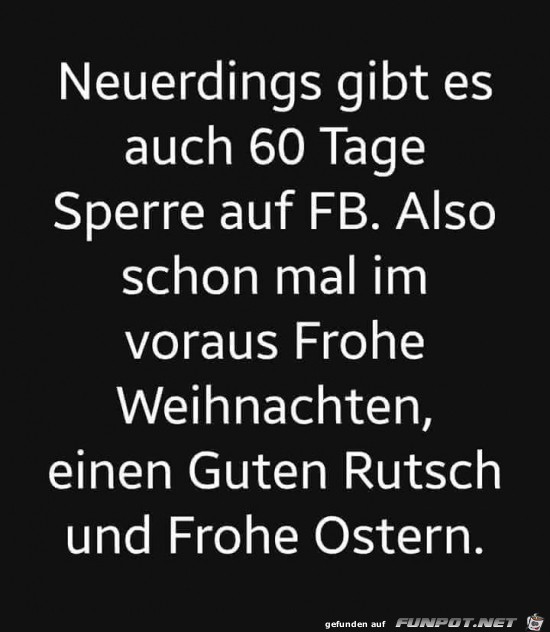 Facebook-Sperre Facebook-Sperre
