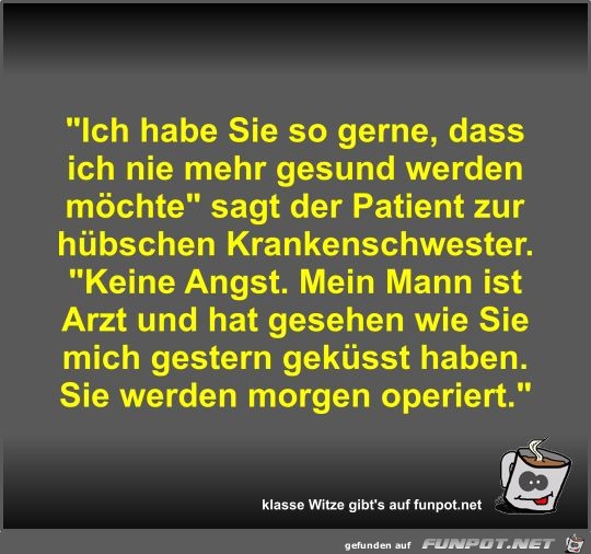 Ich habe Sie so gerne Ich habe Sie so gerne