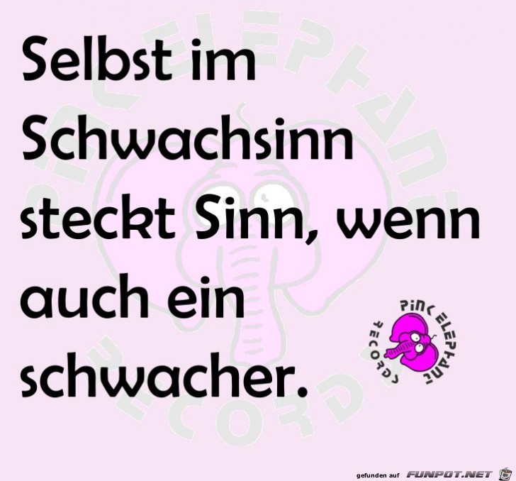 Schwachsinn Schwachsinn