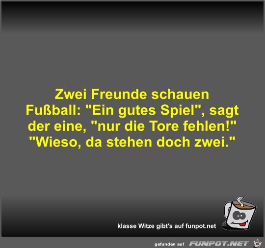 Zwei Freunde schauen Fußball Zwei Freunde schauen Fußball
