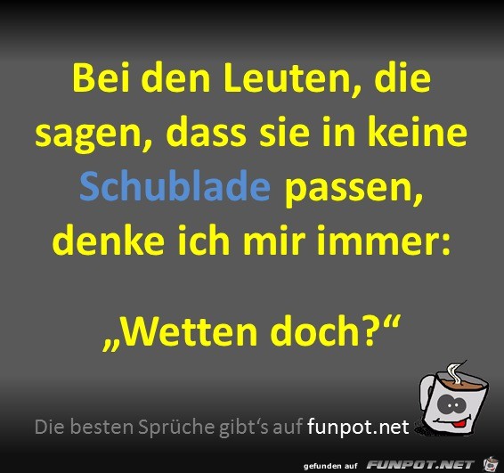 Schublade Schublade