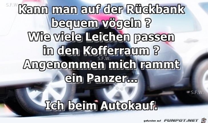 Kann man auf der Rueckbank Kann man auf der Rueckbank