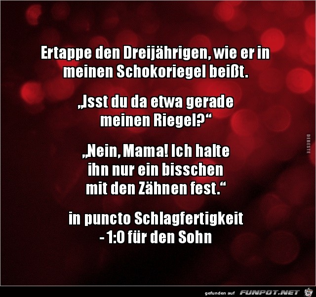 schlagfertig...... schlagfertig......