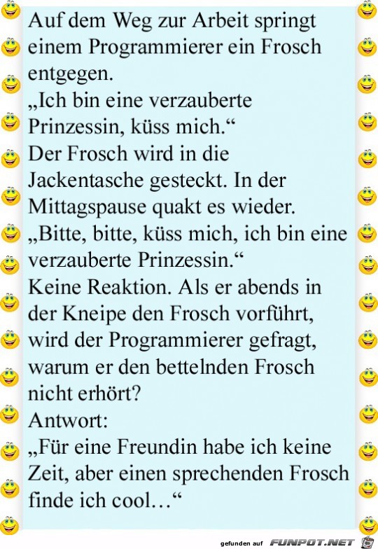 Sprechender Frosch