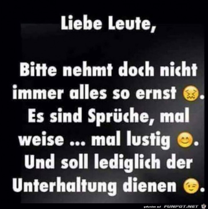 Liebe Leute