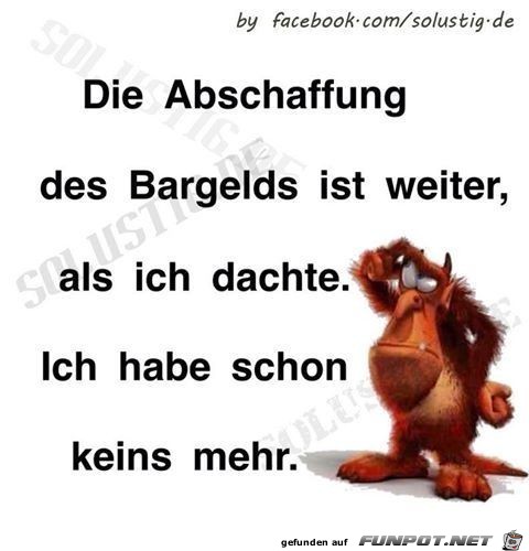 Abschaffung des Bargeldes