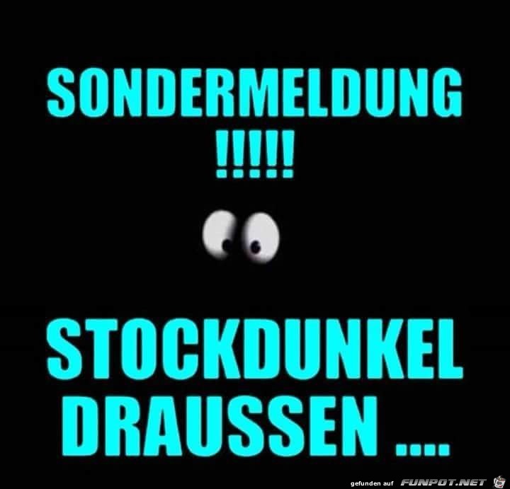 Sondermeldung Sondermeldung
