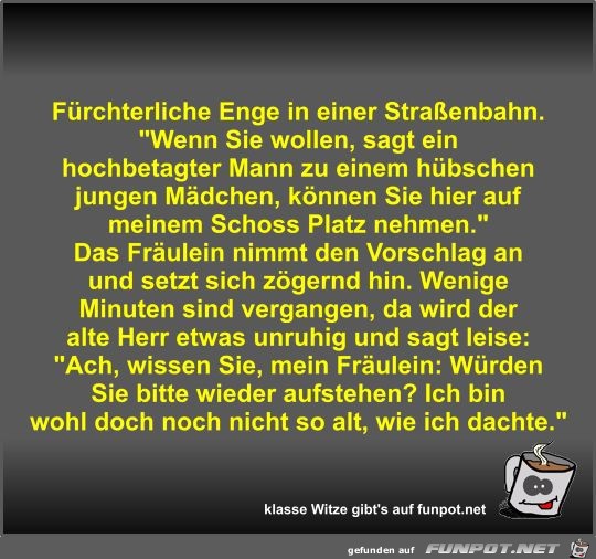 Fürchterliche Enge in einer Straßenbahn Fürchterliche Enge in einer Straßenbahn