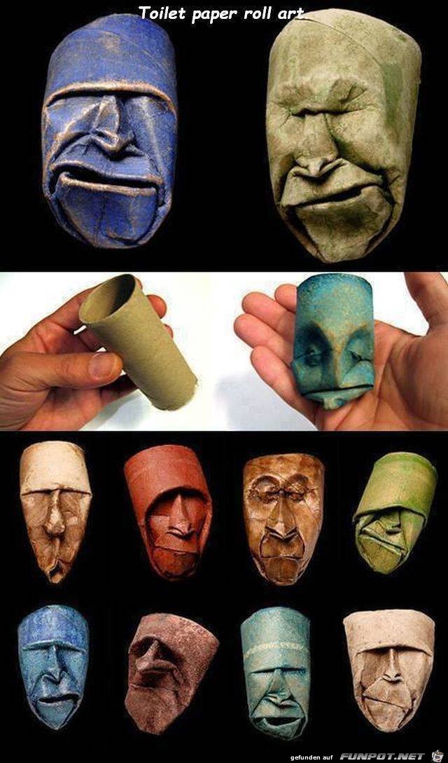 Klo-Rollen-Kunst Klo-Rollen-Kunst