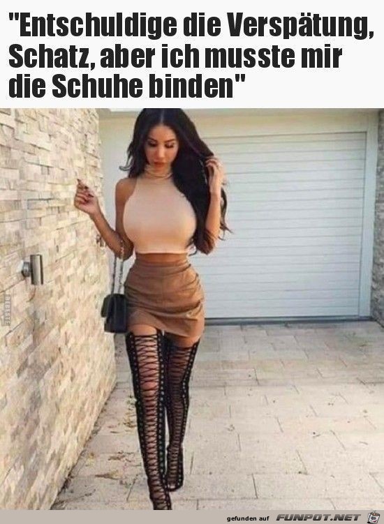 schuhe binden