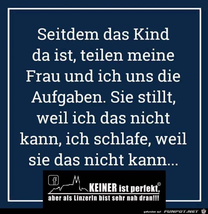 seitdem das kind da ist