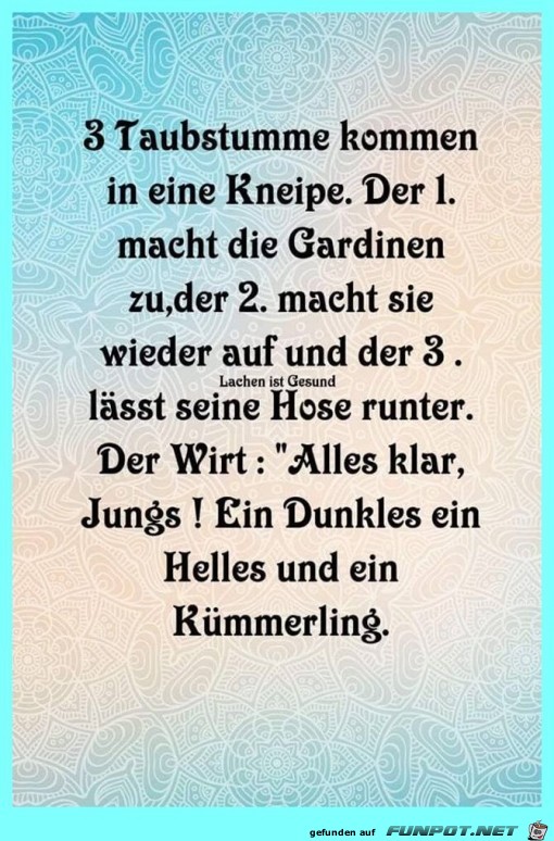 Drei Taubstumme Drei Taubstumme