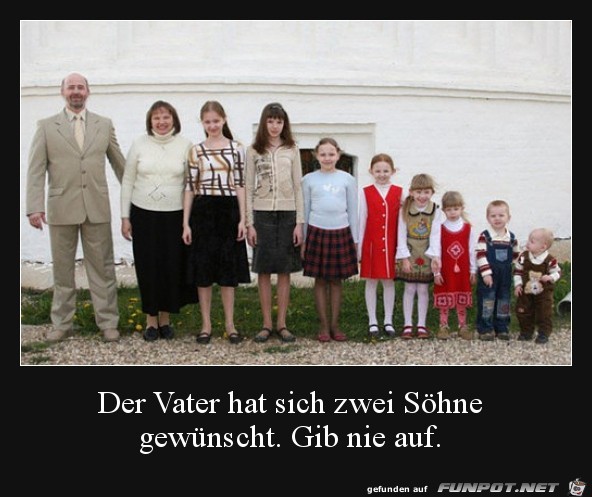 Gib nie auf.. Gib nie auf..