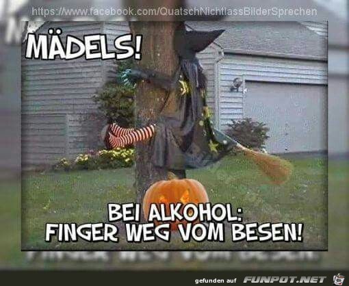 Finger weg vom Besen..... Finger weg vom Besen.....