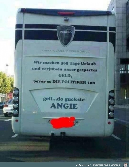 gell- ....da guckste Angie..... gell- ....da guckste Angie.....