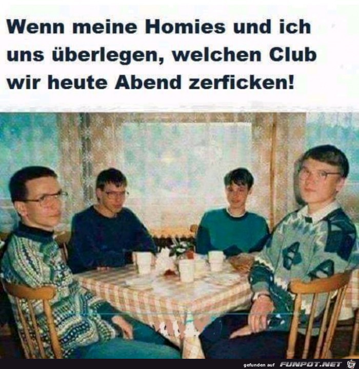 Heute Abend lassen wir es krachen Heute Abend lassen wir es krachen
