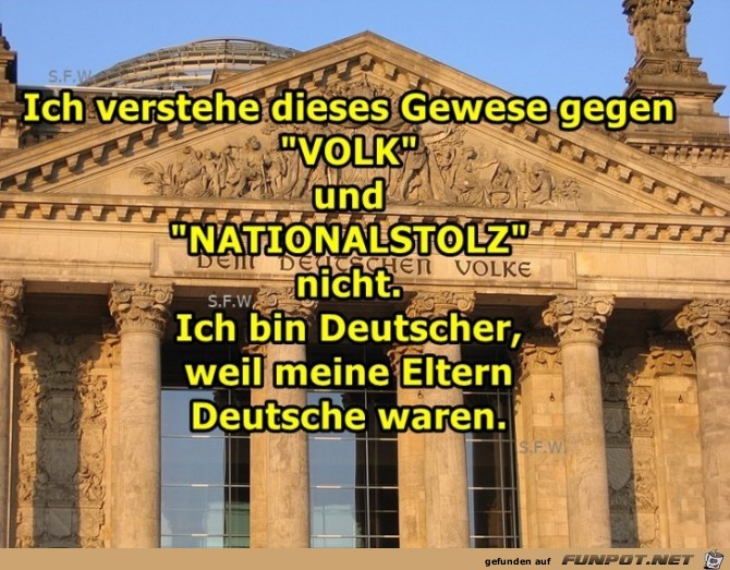 Ich verstehe dieses Gewese Ich verstehe dieses Gewese