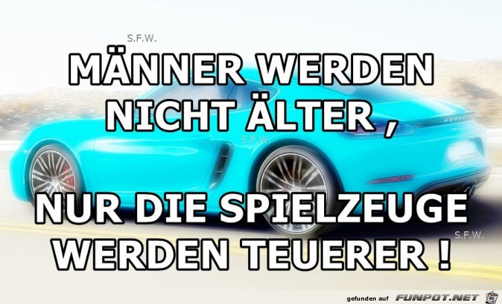 Maenner werden nicht aelter