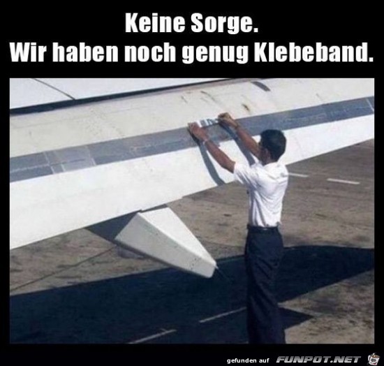 Klebeband hilft Klebeband hilft
