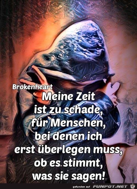 Meine Zeit ist zu schade