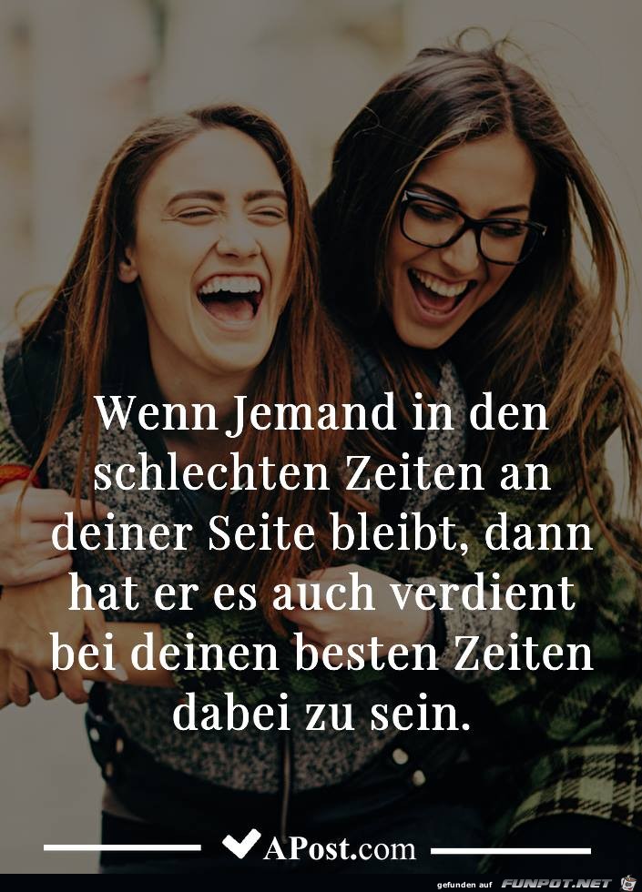Wenn jemand in schlechten Zeiten Wenn jemand in schlechten Zeiten