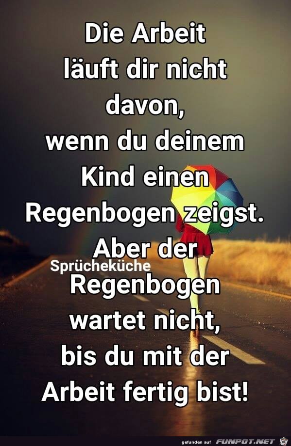 Die Arbeit laeuft nicht davon