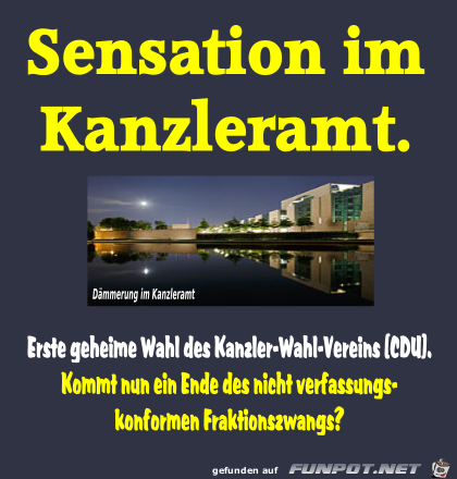 Fraktionszwang am Ende