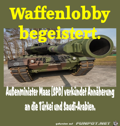 Waffenlobby begeistert Waffenlobby begeistert