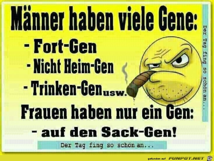 Mnner haben viele Gene