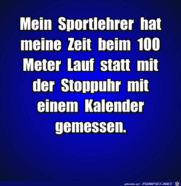 Mein Sportlehrer Mein Sportlehrer