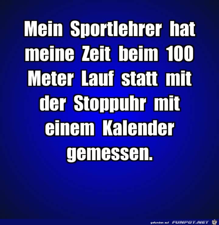 Mein Sportlehrer