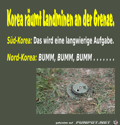 Koreanische Landmienen Koreanische Landmienen