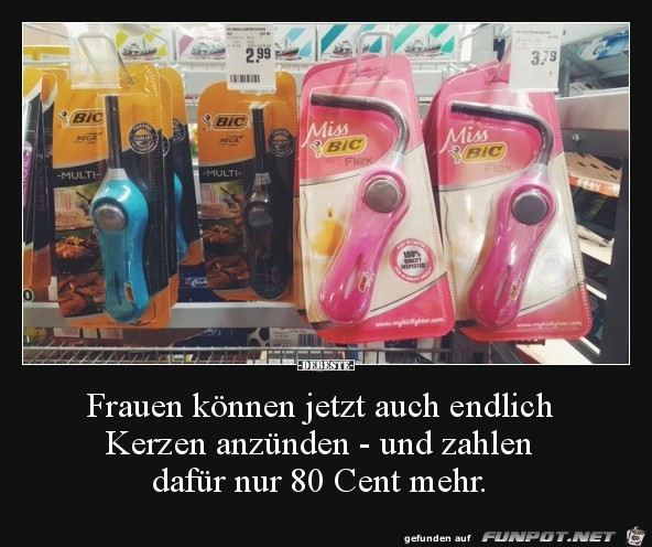 Feuerzeug fr Frauen