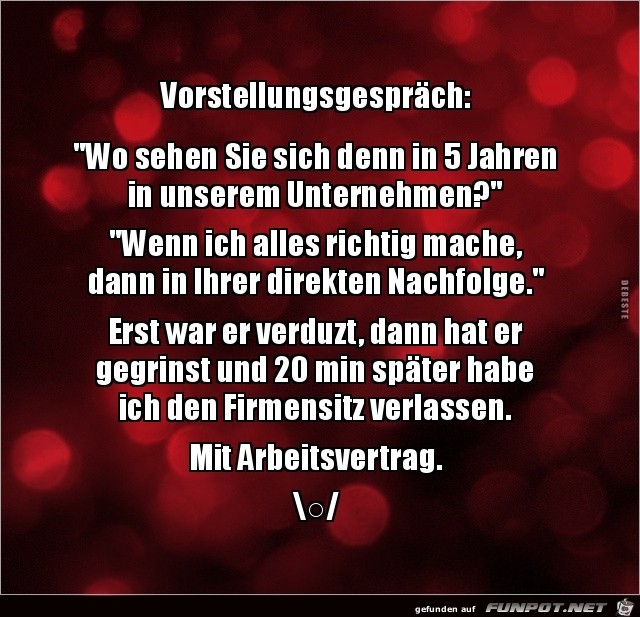 Vorstellungsgesprch......