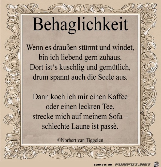 Behaglichkeit 2018 Behaglichkeit 2018