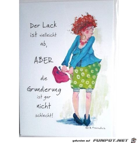 der lack ist vielleicht ab