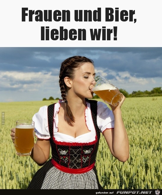 Frauen und Bier