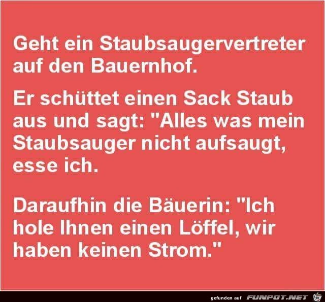 Staubsaugervertreter Staubsaugervertreter