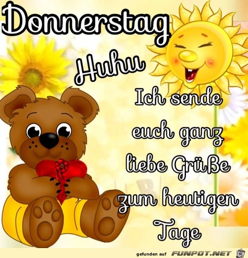 Donnerstag Huhu Donnerstag Huhu