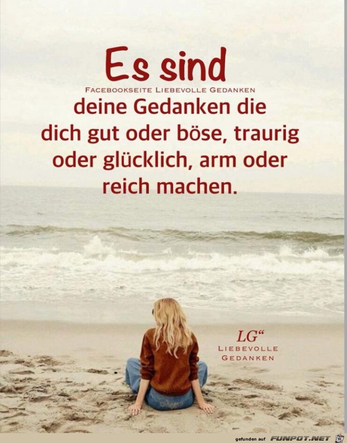 Es sind deine Gedanken