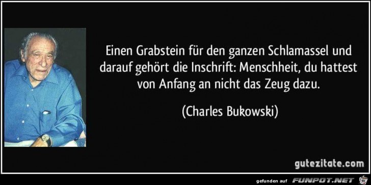 einen Grabstein fuer das ganze schlamassel einen Grabstein fuer das ganze schlamassel