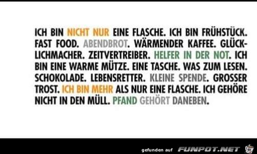 ich bin nicht nur eine Flasche ich bin nicht nur eine Flasche