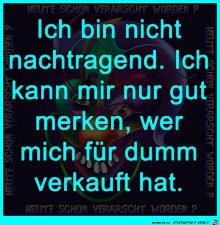 Nicht nachtragend Nicht nachtragend