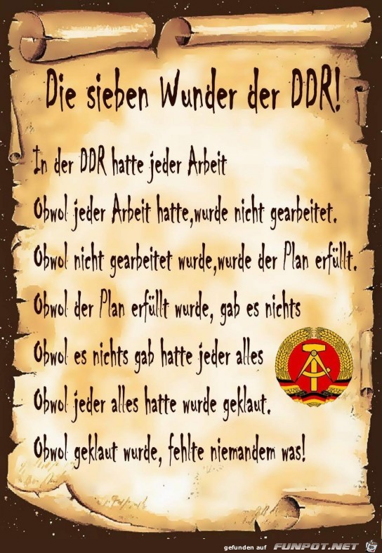 Wunder der DDR Wunder der DDR